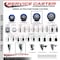 Service Caster 4'' Blue Polyurethane Wheel Swivel 3/4'' Square Stem Caster Set 2 Brakes, 4PK SCC-SQ20S414-PPUB-BLUE-PLB-34-2-S-2 - alternate 4